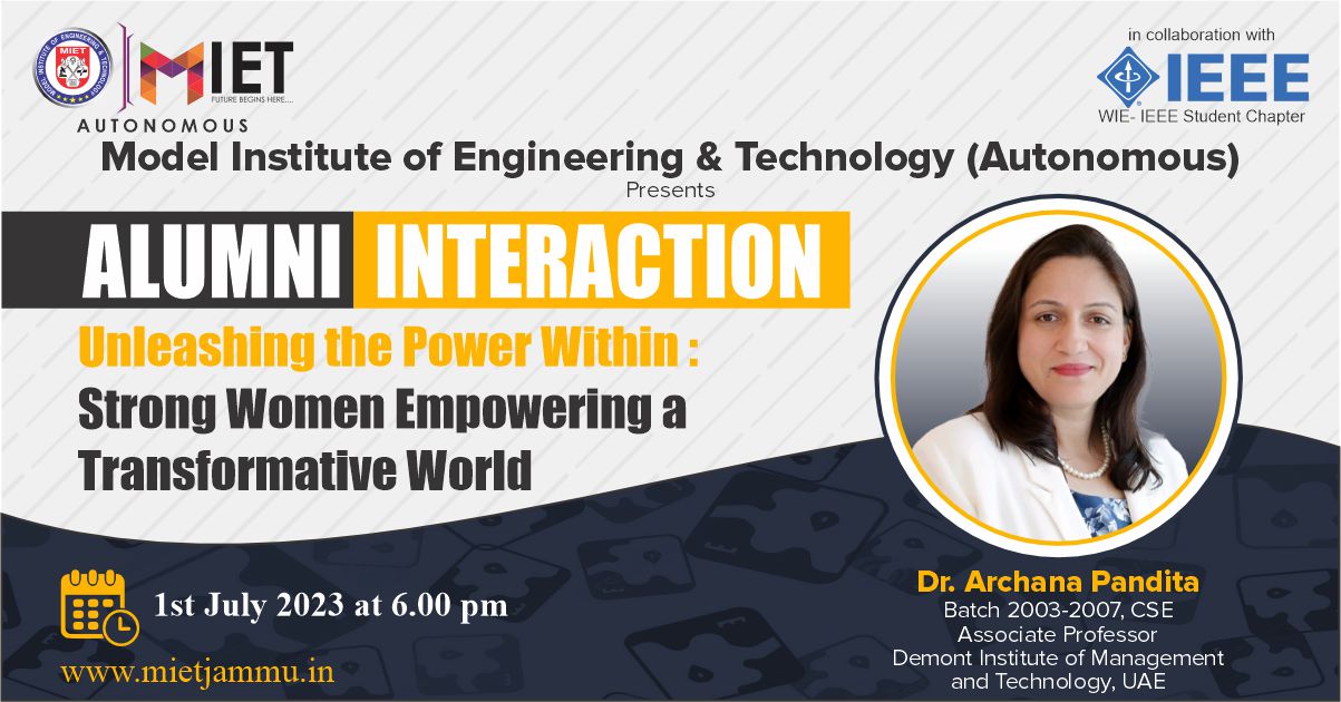 Alumni Interaction Archana Pandita B