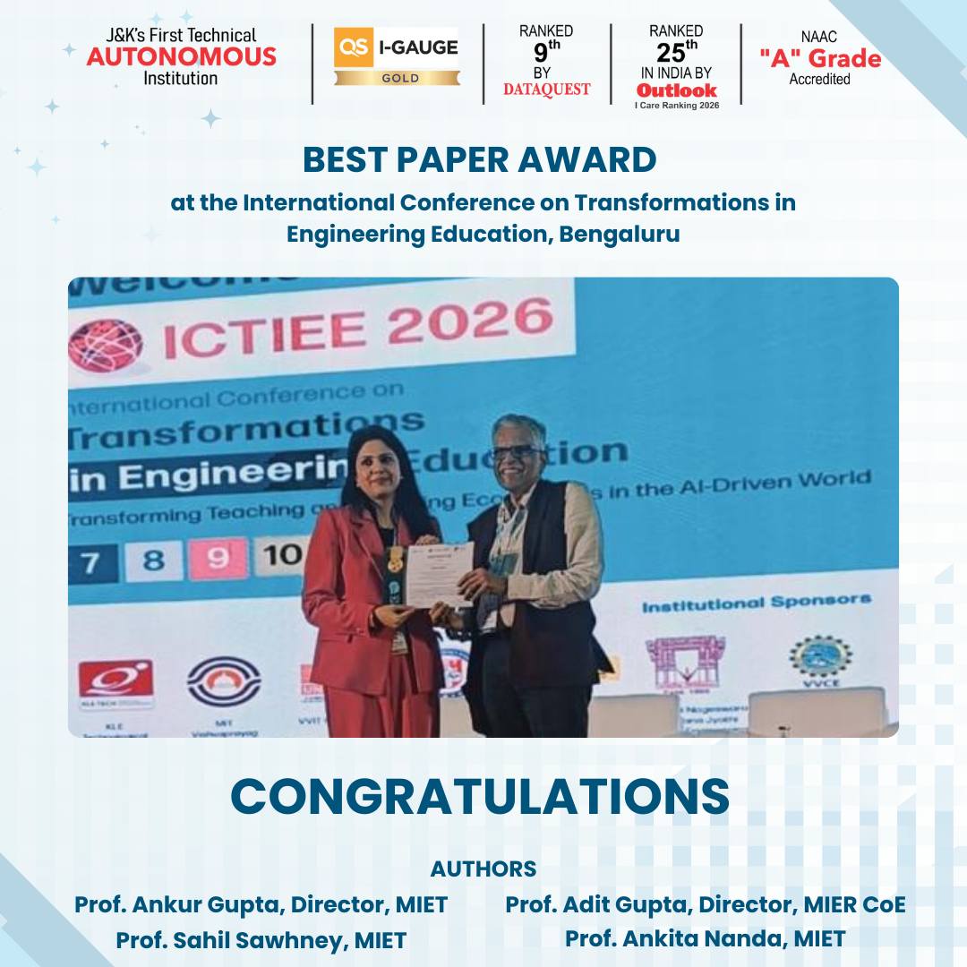 Best Paper Award